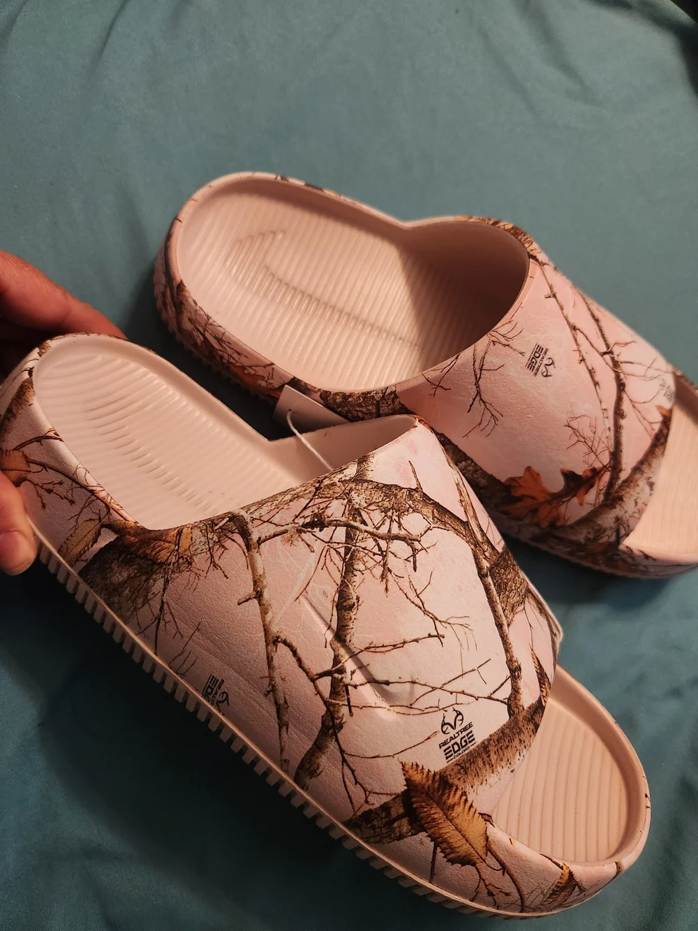 Nike Calm Slide Realtree Pink Camo Sandals